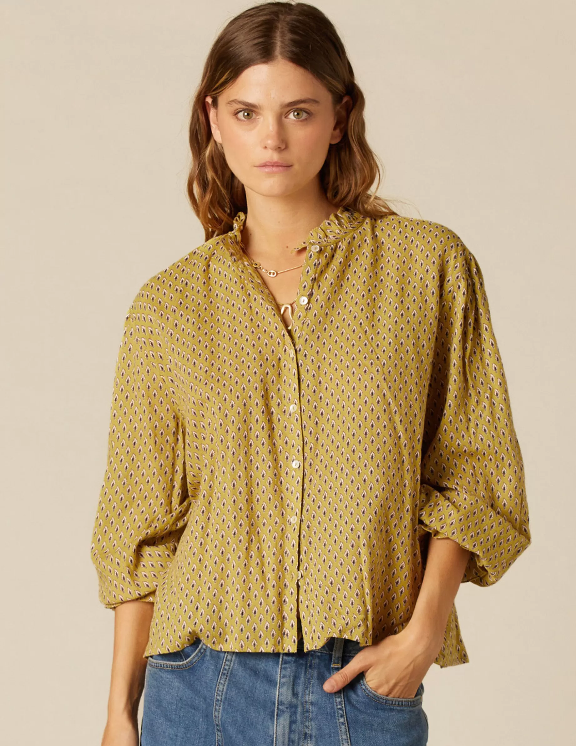 camisa_hojitas_mostaza_0.webp New NÍCOLI CAMISA HOJITAS Mostaza